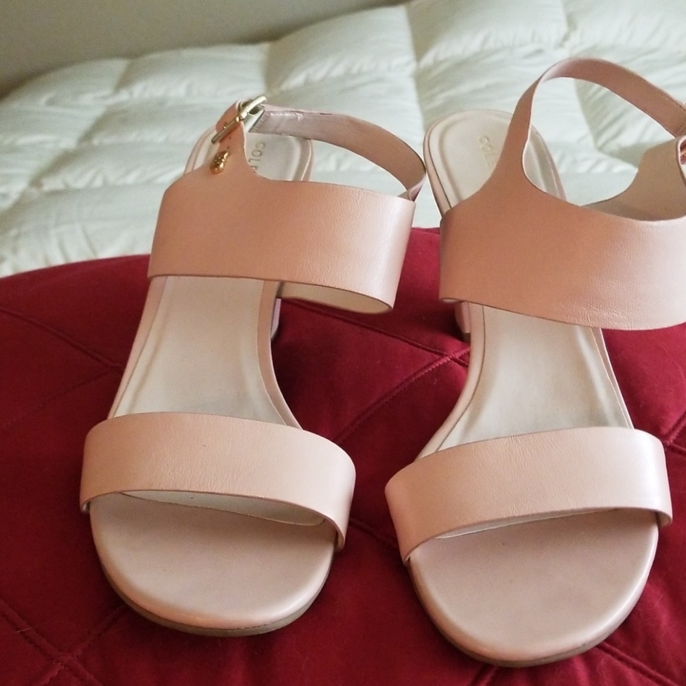 Cole Haan size 9 sandal. Pink/beige.